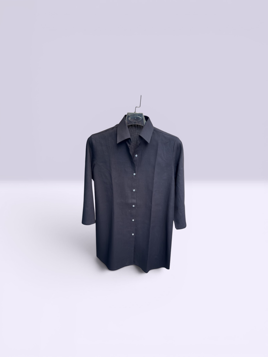 Linevora Women Linen Co-Ord Set – Shirt Style